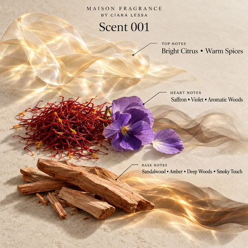 Maison Fragrance Scent 001: official olfactory notes.